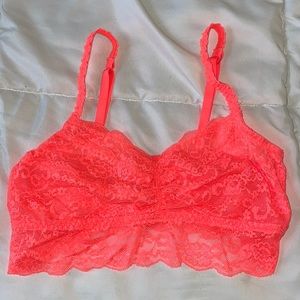 Neon Coral Bralette